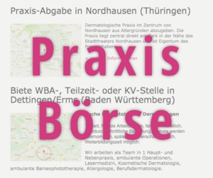 Banner Praxis Börse Dermatologie