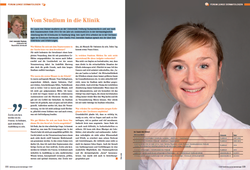 Ansicht Doppelseite aus Ärztliches Journal Reise & Medizin Ansicht Doppelseite aus Ärztliches Journal Reise & Medizin